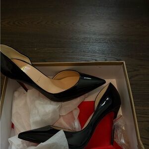 Christian Louboutin Black Patent Leather Heels